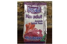 Poli Karadut Aromalı İçecek Tozu 300 Gr.Pk.